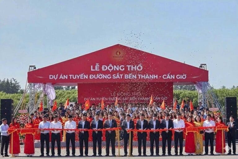 Lễ động thổ dự án tuyến đường sắt Bến Thành - Cần Giờ
