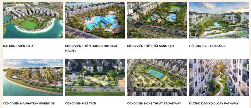 Tiện ích Vinhomes Grand Park