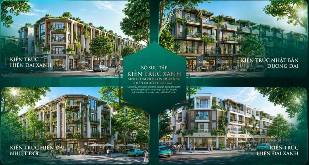 Bộ sưu tập kiến trúc xanh Vinhomes Hóc Môn