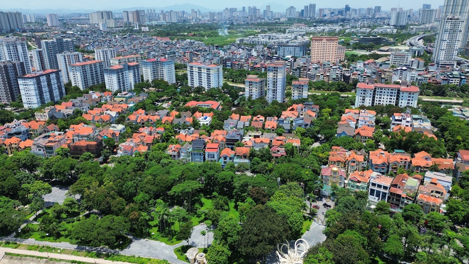 Khu đô thị Vinhomes Hóc Môn nhìn từ trên cao