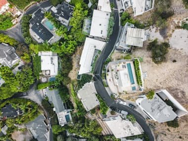 Khu đô thị biệt thự Vinhomes Hóc Môn nhìn từ trên cao