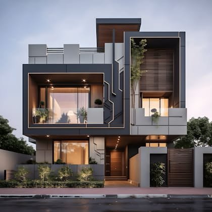 Dãy biệt thự thấp tầng trong khu đô thị xanh tại dự án Vinhomes Hóc Môn
